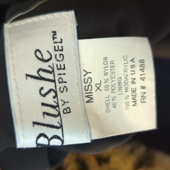 Blushe by Spiegel faux fur leopard print coat - Picture 2 of 4